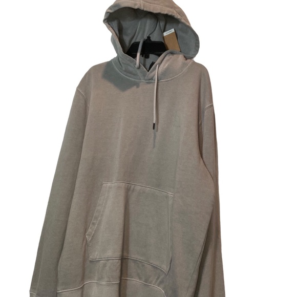 The North Face gray garment dye hoodie l,xxl - Picture 2 of 3
